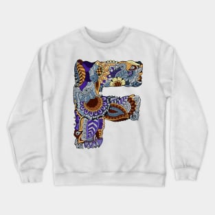 Letter F Crewneck Sweatshirt